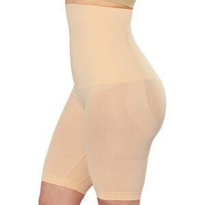 🆕Women’s Nude Nylon Shapewear, Tummy Control Body Shaper Shorts for Women